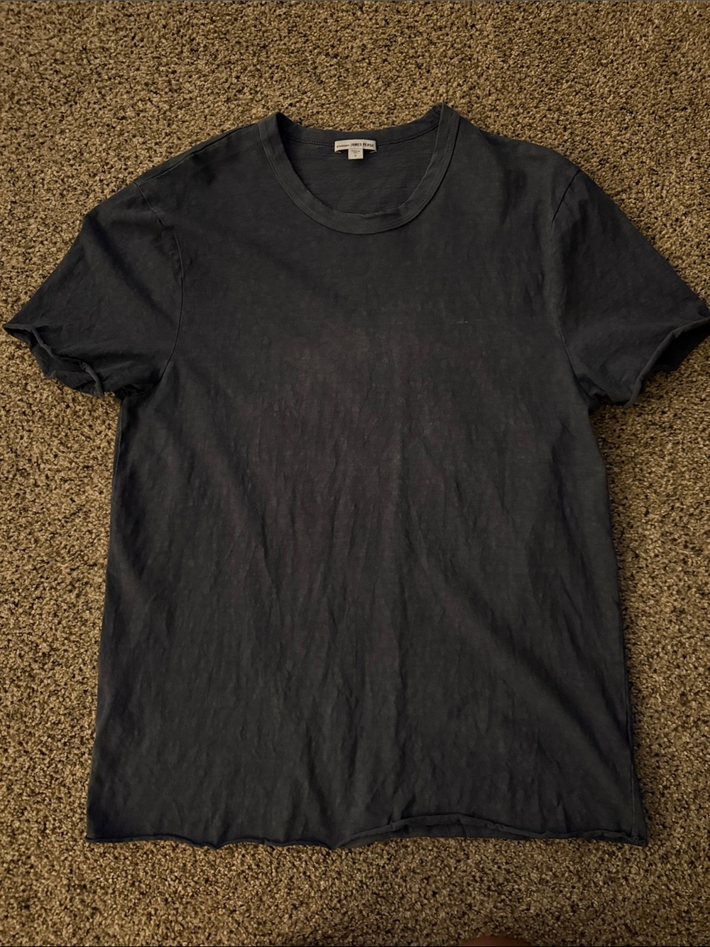 James Perse Short Sleeve Crew Tee - Navy